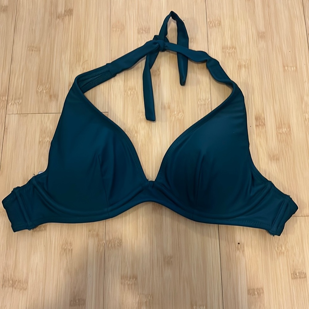 Old navy turquoise teal halter swim top